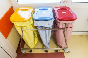 Medical Waste Pros helps your practice with reducing medical waste disposal in hospitals separate containers 