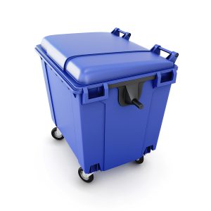 Large trash bins decrease pickup frequencies and cut costs