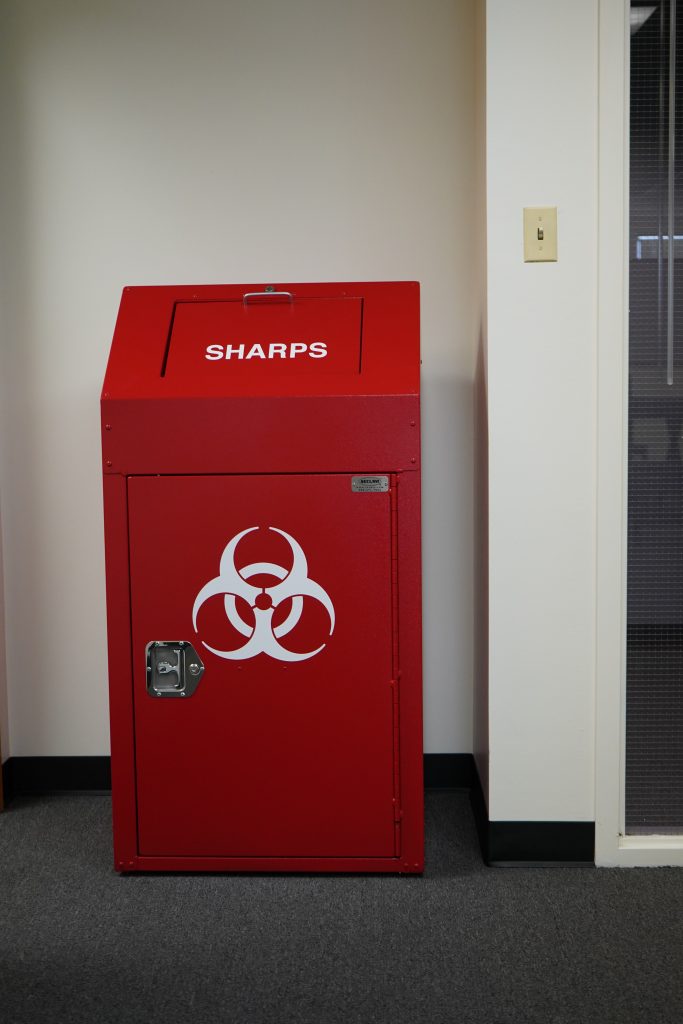 Drop Off Sharps Bin