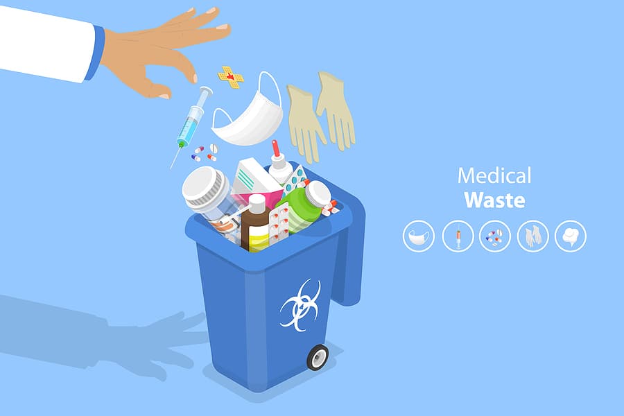 at home medical care waste image